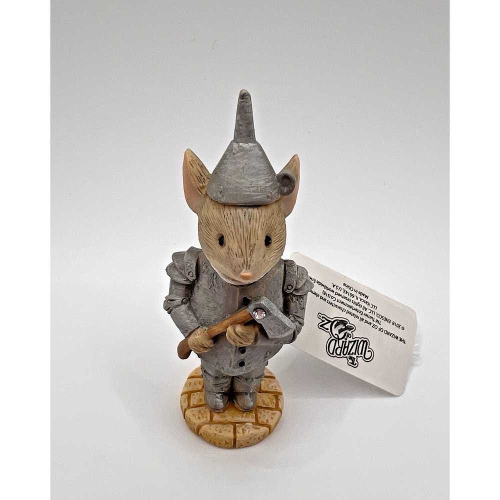 Enesco Tails With Heart Wizard of Oz Tin Man Mouse 6003612 Mini Figurine